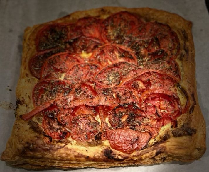 Cliquez pour zoomer ! Tarte tomates et amandes Thermomix par Fifi Chocolat